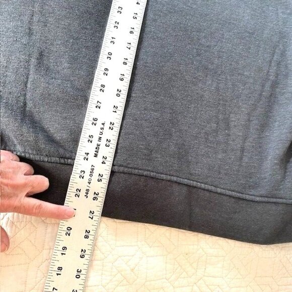 Orvis Men's Pullover Gray Size 2XL Nantucket 1/4 snap Zip Hiking Fleece Lined - Picture 6 of 11